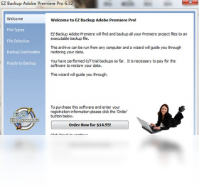 EZ Backup Adobe Premiere Pro