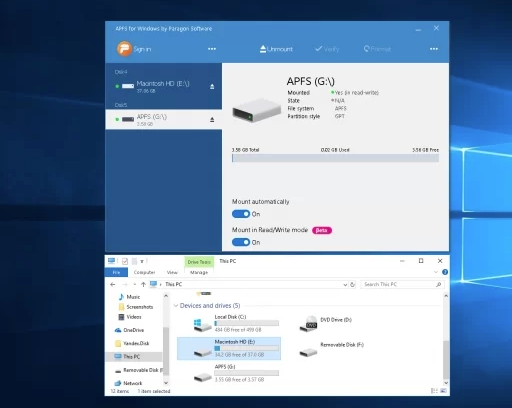 APFS for Windows官网免费版下载 - APFS分区/文件系统读写工具下载 - 中华网软件
