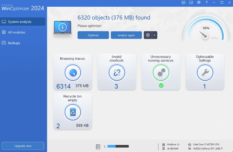Ashampoo WinOptimizer